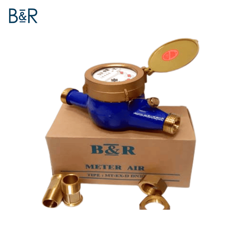 Jual Water Meter B&R Multi Jet Brass DN25