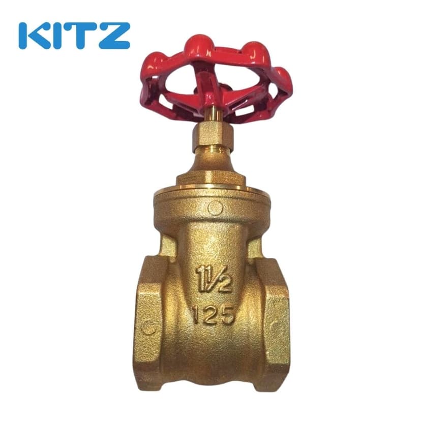 Gate Valve KITZ Class 125 Fig FH Brass Size 1 1/2 Inch