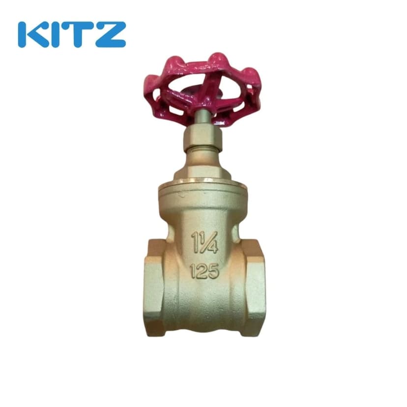 Gate Valve KITZ Class 125 Fig FH Brass Size 1 1/4 Inch