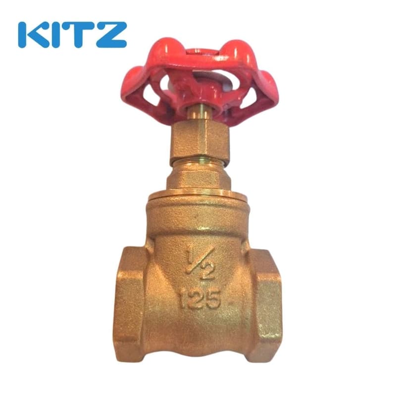 Gate Valve KITZ Class 125 Fig FH Brass Size 1/2 Inch