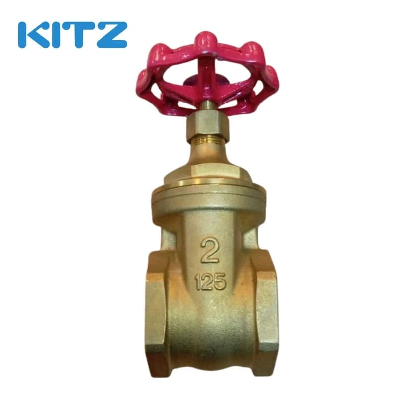 Gate Valve KITZ Class 125 Fig FH Brass Size 2 Inch