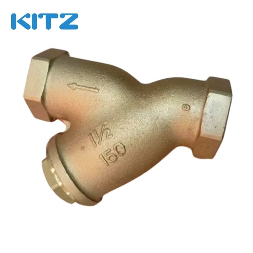 Y-Pattern Strainer KITZ Fig Y Class 150 size 1 1/2 Inch Bronze