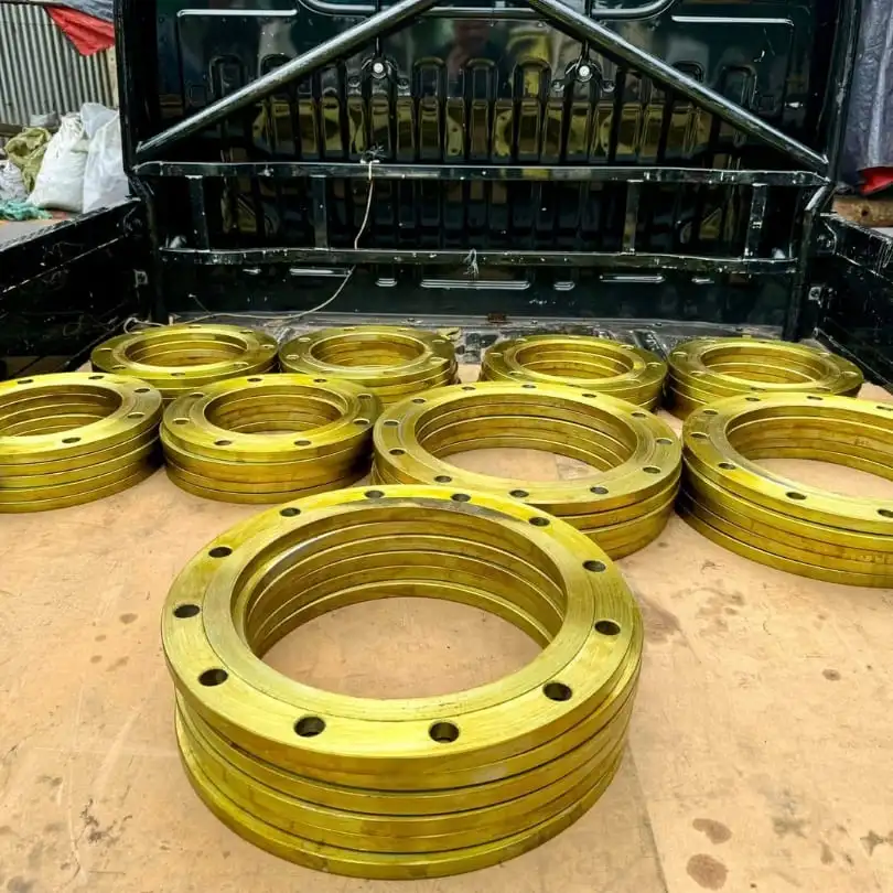 Flange PN16 14 Inch DN350 RF NS/STD Carbon Steel Zinc